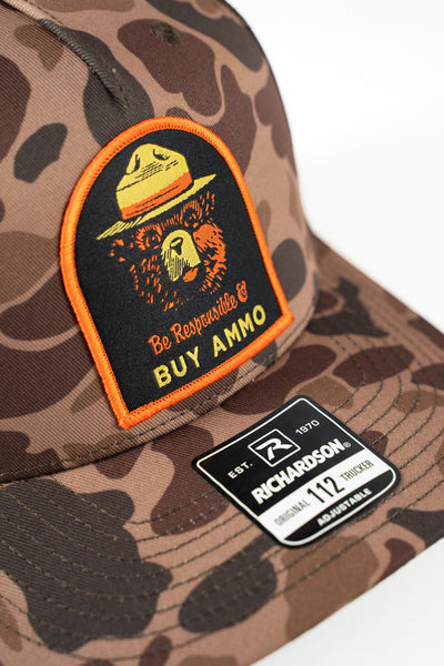 2A Bear 5 - Panel Richardson Trucker Hat