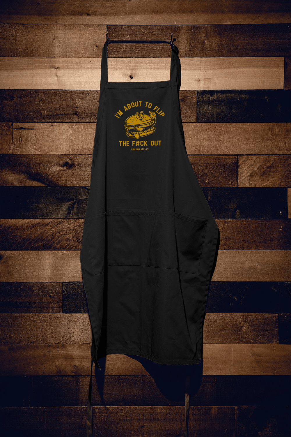 "About to Flip Out" Grill Apron