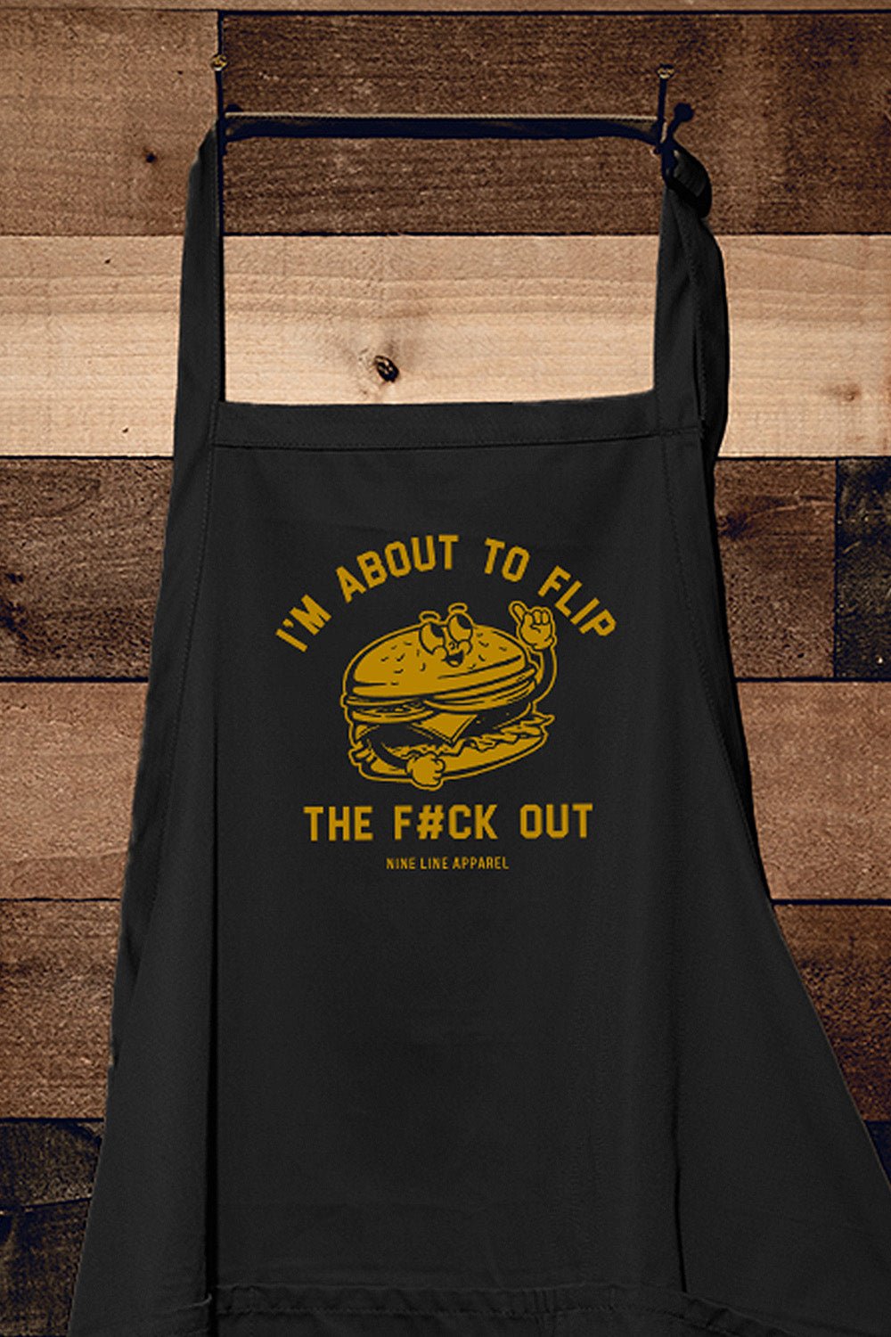 "About to Flip Out" Grill Apron