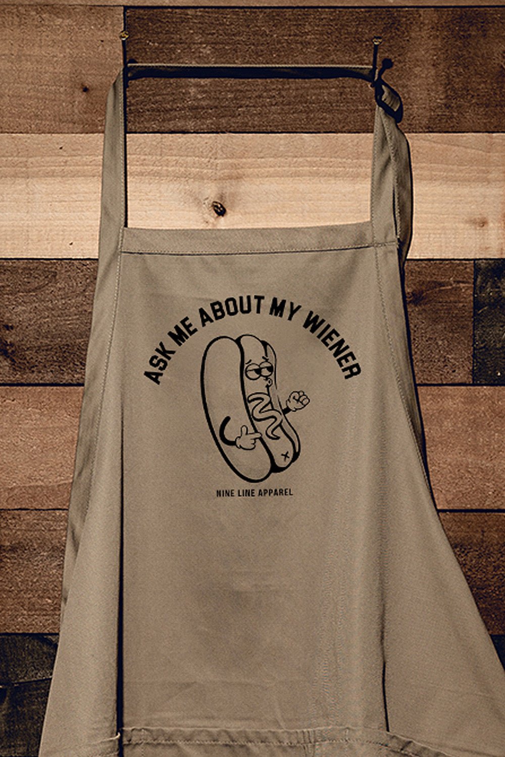 "Ask Me About My Wiener" Grill Apron