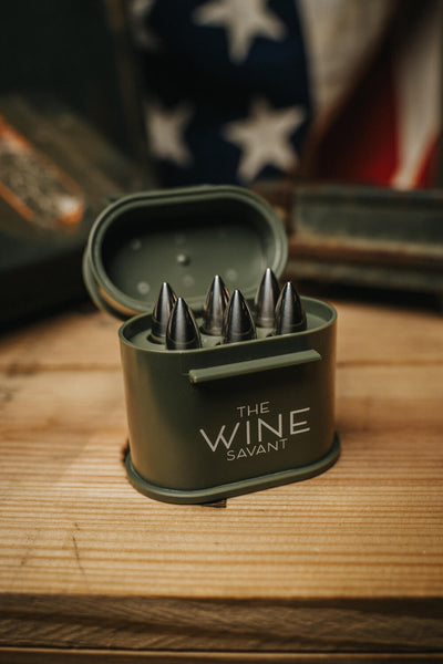 Bullet Whiskey Stones in Ammo Box