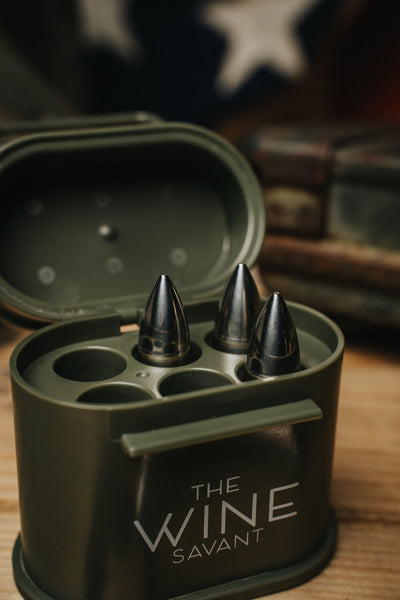 Bullet Whiskey Stones in Ammo Box