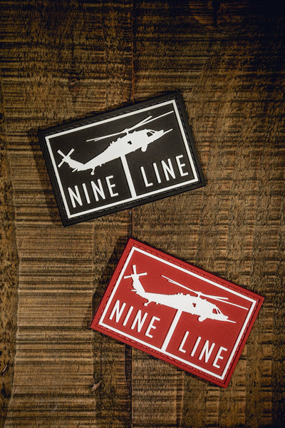 Drop Line PVC Patch - Nine Line Apparel