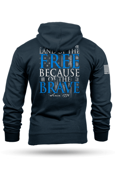 Hoodie - Because Of The Brave