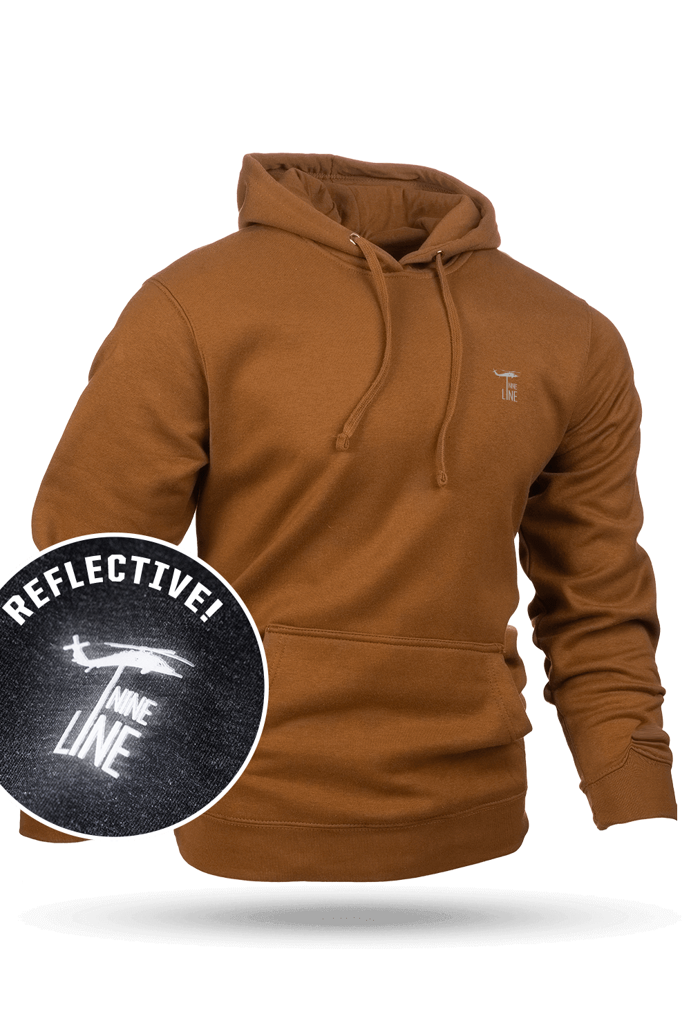 Hoodie - Core Reflect Dropline - Nine Line Apparel