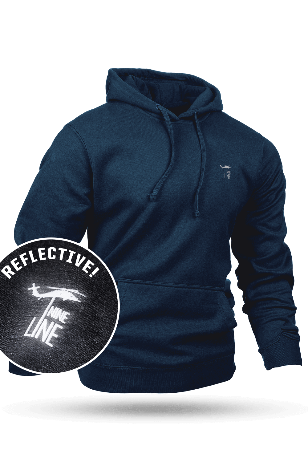 Hoodie - Core Reflect Dropline - Nine Line Apparel