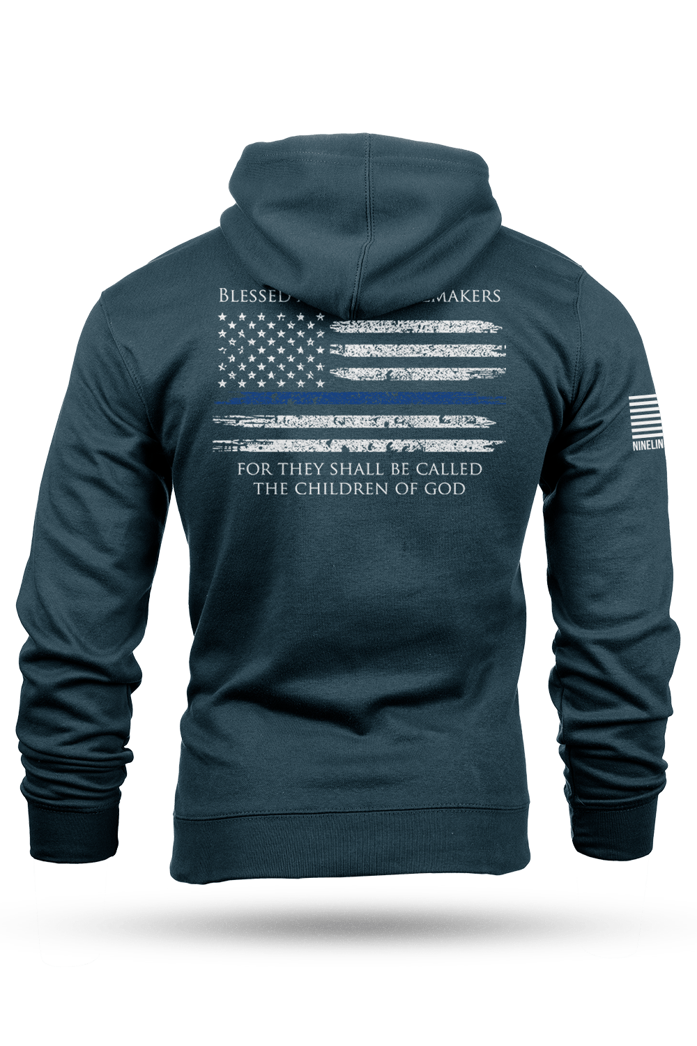 Hoodie - Thin Blue Line - Nine Line Apparel