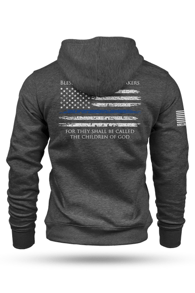 Hoodie - Thin Blue Line - Nine Line Apparel