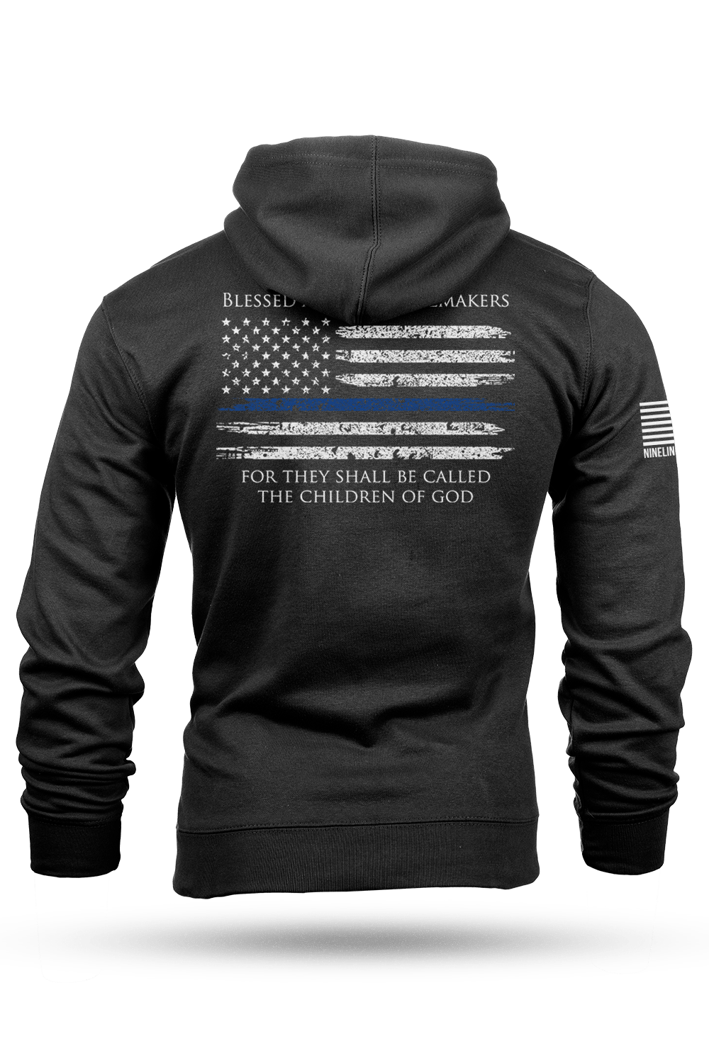 Hoodie - Thin Blue Line - Nine Line Apparel