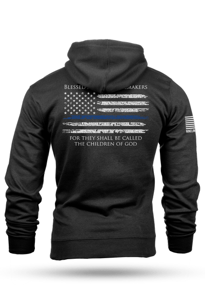 Hoodie - Thin Blue Line - Nine Line Apparel