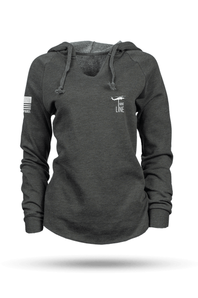 Lightweight Women's V - neck Hoodie - Basic