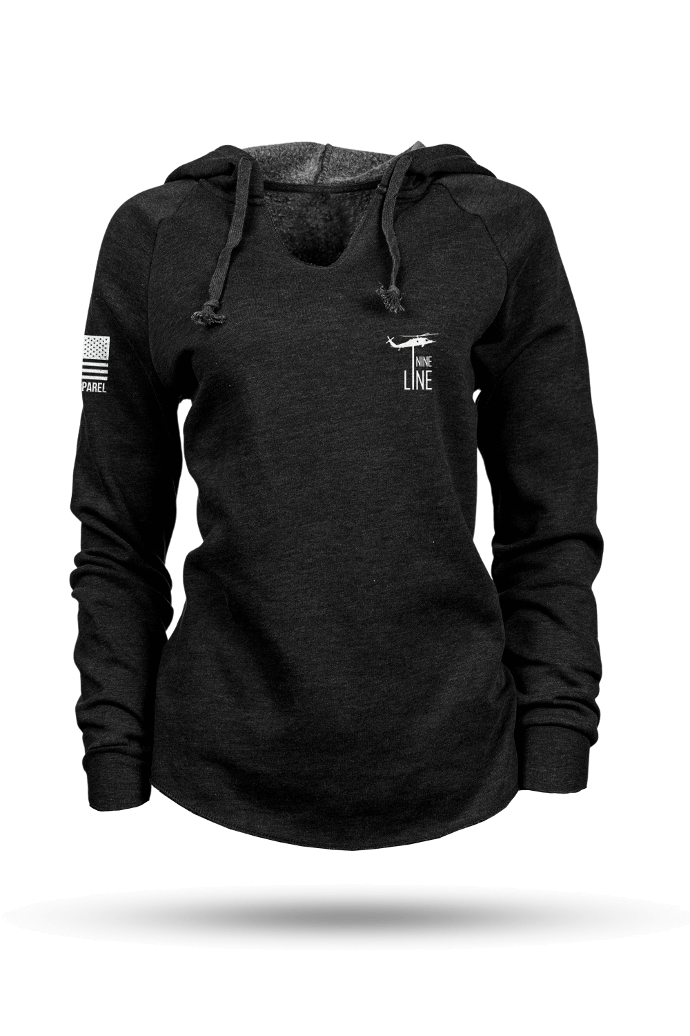 Lightweight Women's V - neck Hoodie - Basic