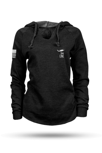 Lightweight Women's V - neck Hoodie - Basic