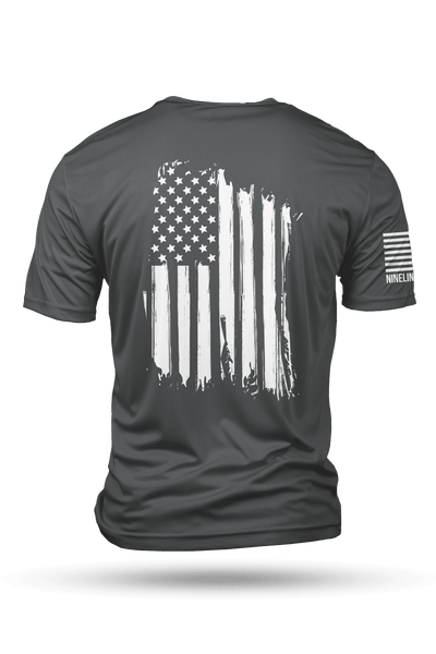 Men's Moisture Wicking T-Shirt - America - Nine Line Apparel