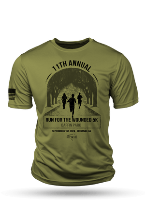 Moisture Wicking T - Shirt - Run For the Wounded 2024