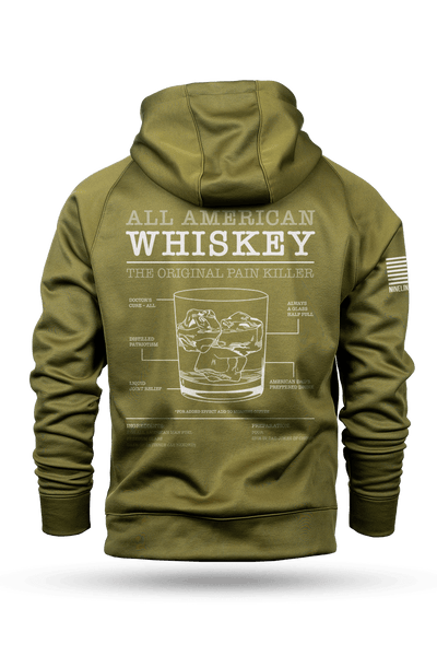 Raglan Tailgater Hoodie - ALL AMERICAN WHISKEY