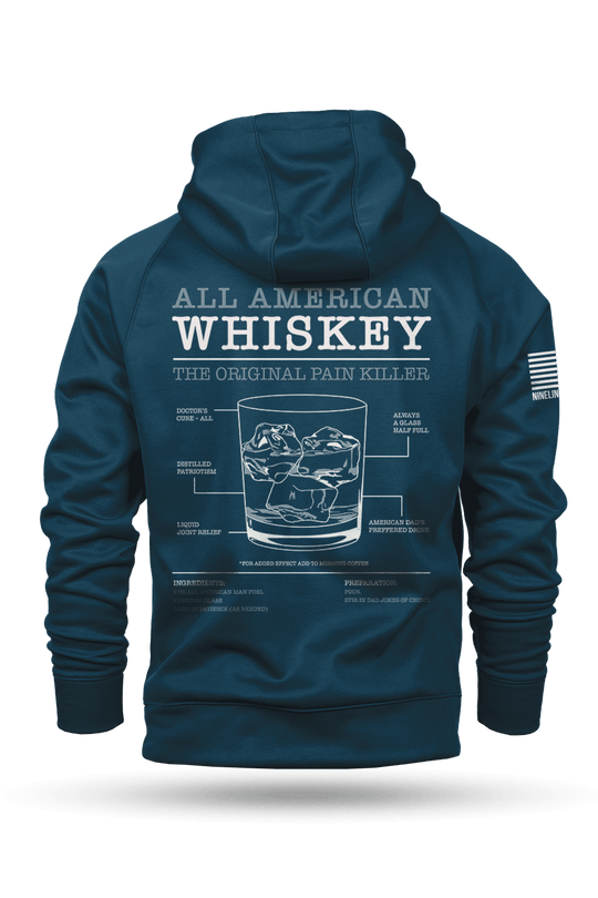 Raglan Tailgater Hoodie - ALL AMERICAN WHISKEY