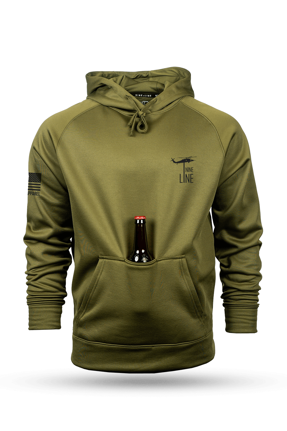 Raglan Tailgater Hoodie - Pledge - Nine Line Apparel