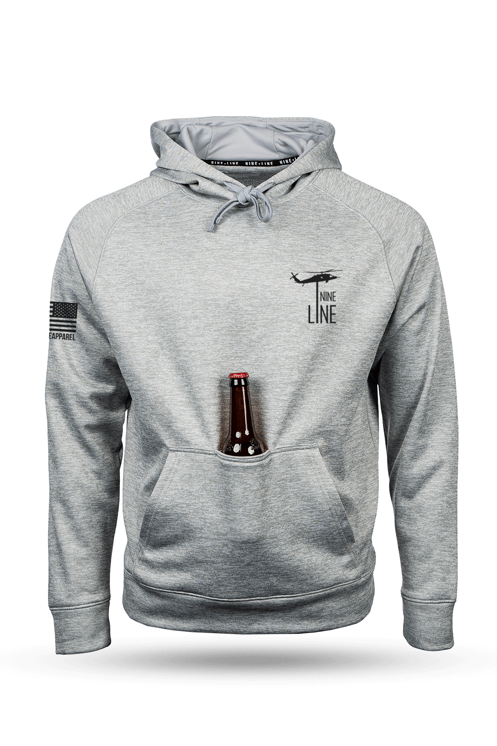 Raglan Tailgater Hoodie - Pledge - Nine Line Apparel