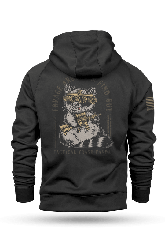 Raglan Tailgater Hoodie - Tactical Trash Panda