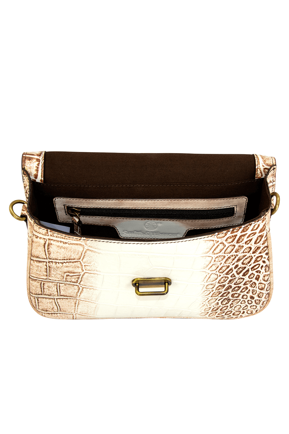 Smith & Wesson Concealed Carry Croc Crossbody Purse