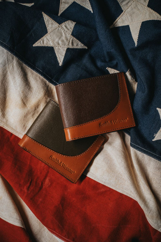 Smith &amp; Wesson Wax Canvas Bi-Fold Wallet
