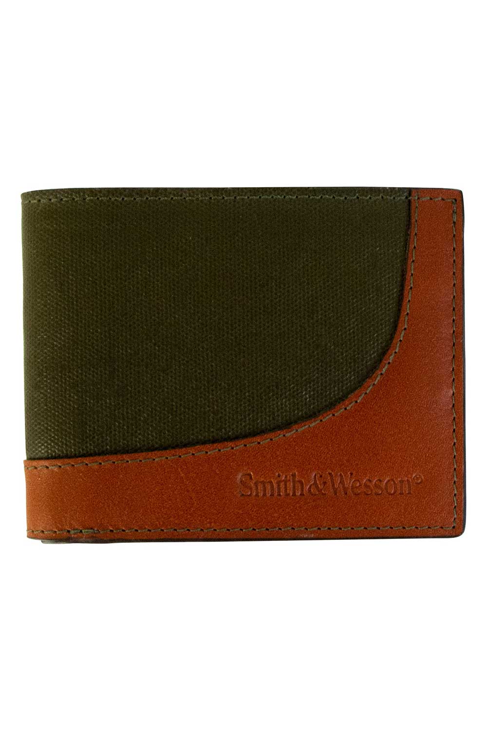Smith &amp; Wesson Wax Canvas Bi-Fold Wallet