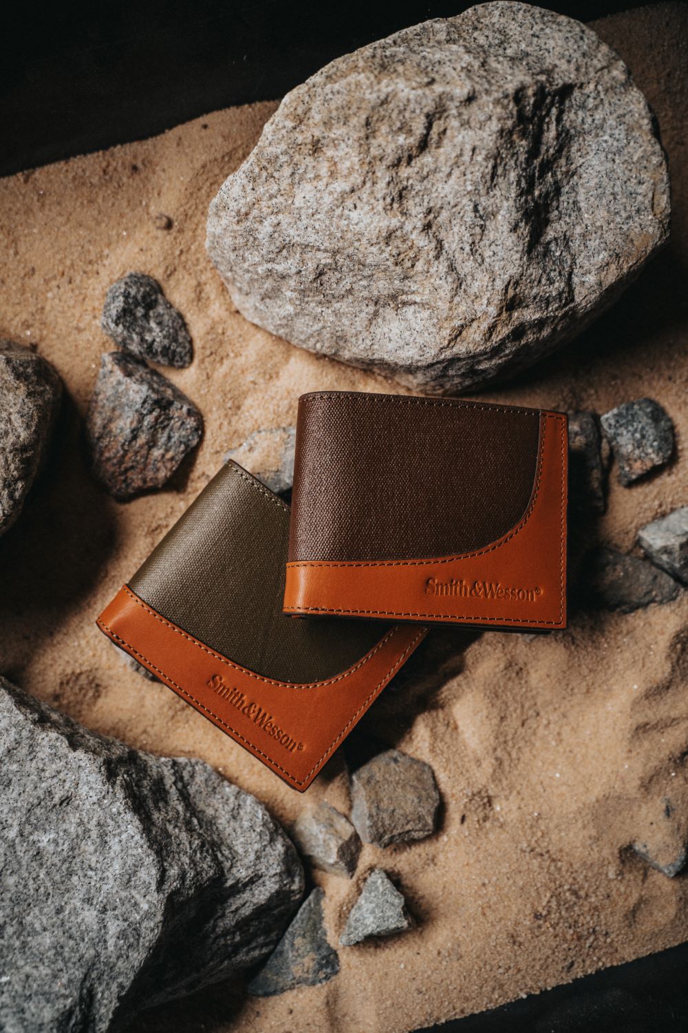 Smith &amp; Wesson Wax Canvas Bi-Fold Wallet