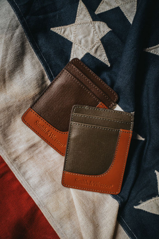 Smith &amp; Wesson Wax Canvas Wallet