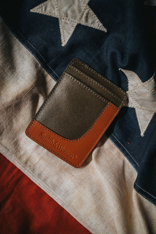 Smith &amp; Wesson Wax Canvas Wallet