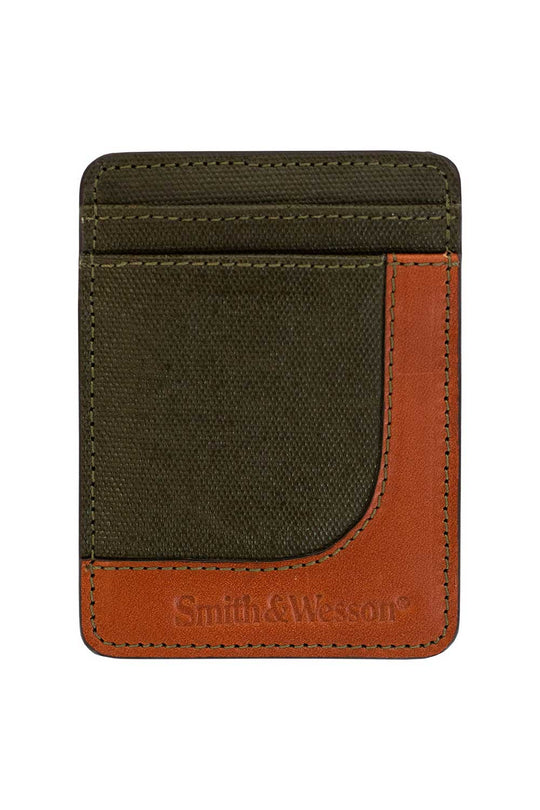 Smith &amp; Wesson Wax Canvas Wallet