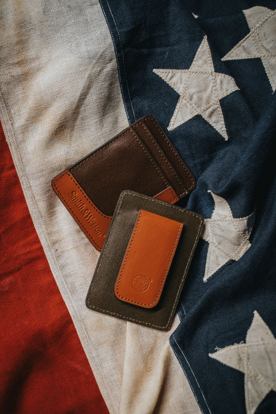 Smith &amp; Wesson Wax Canvas Wallet