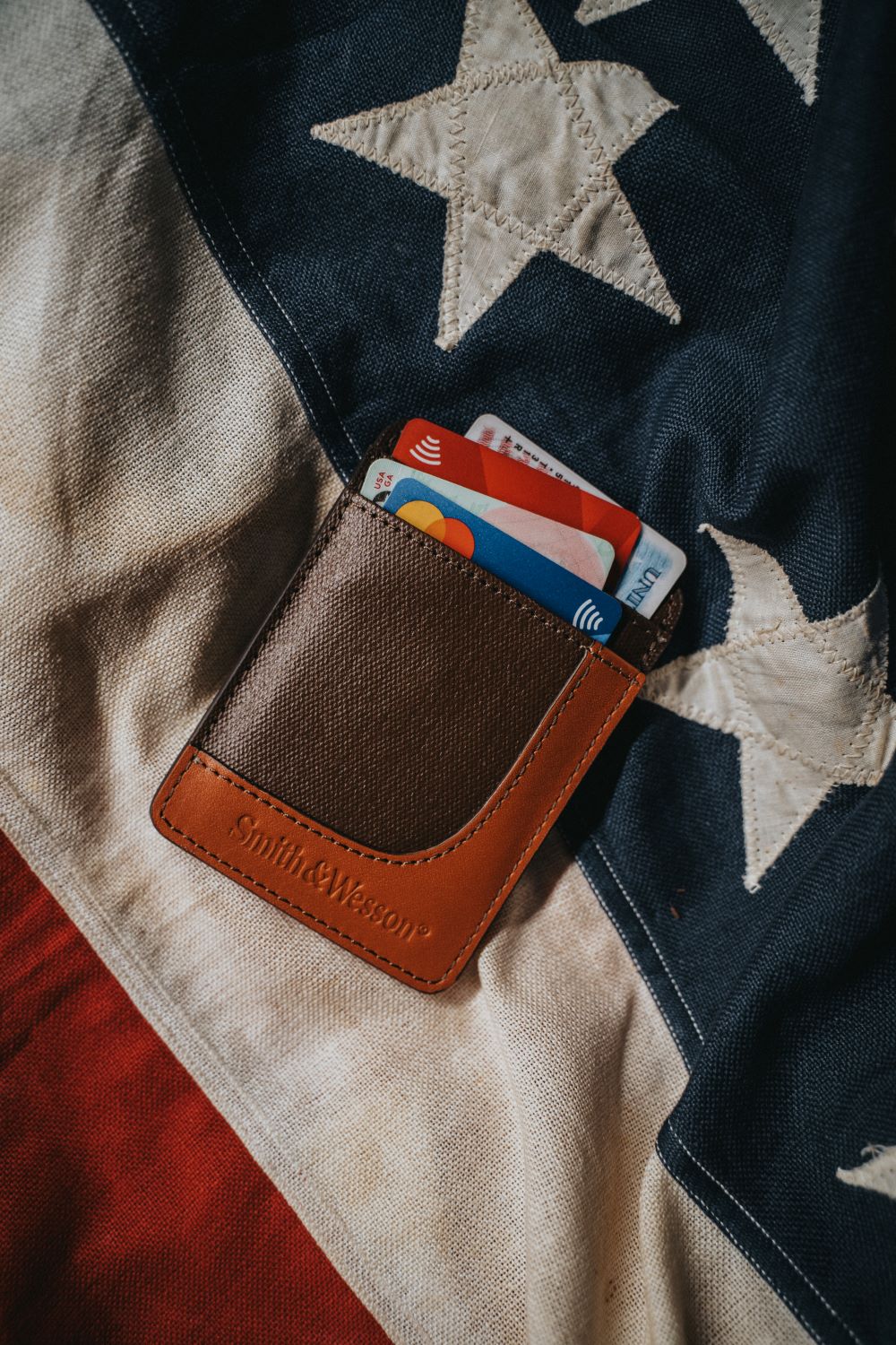 Smith &amp; Wesson Wax Canvas Wallet