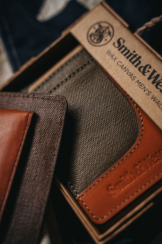Smith &amp; Wesson Wax Canvas Wallet