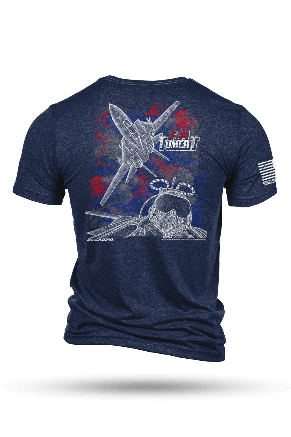 T - Shirt - Blackbird - F - 14 TOMCAT RWB 