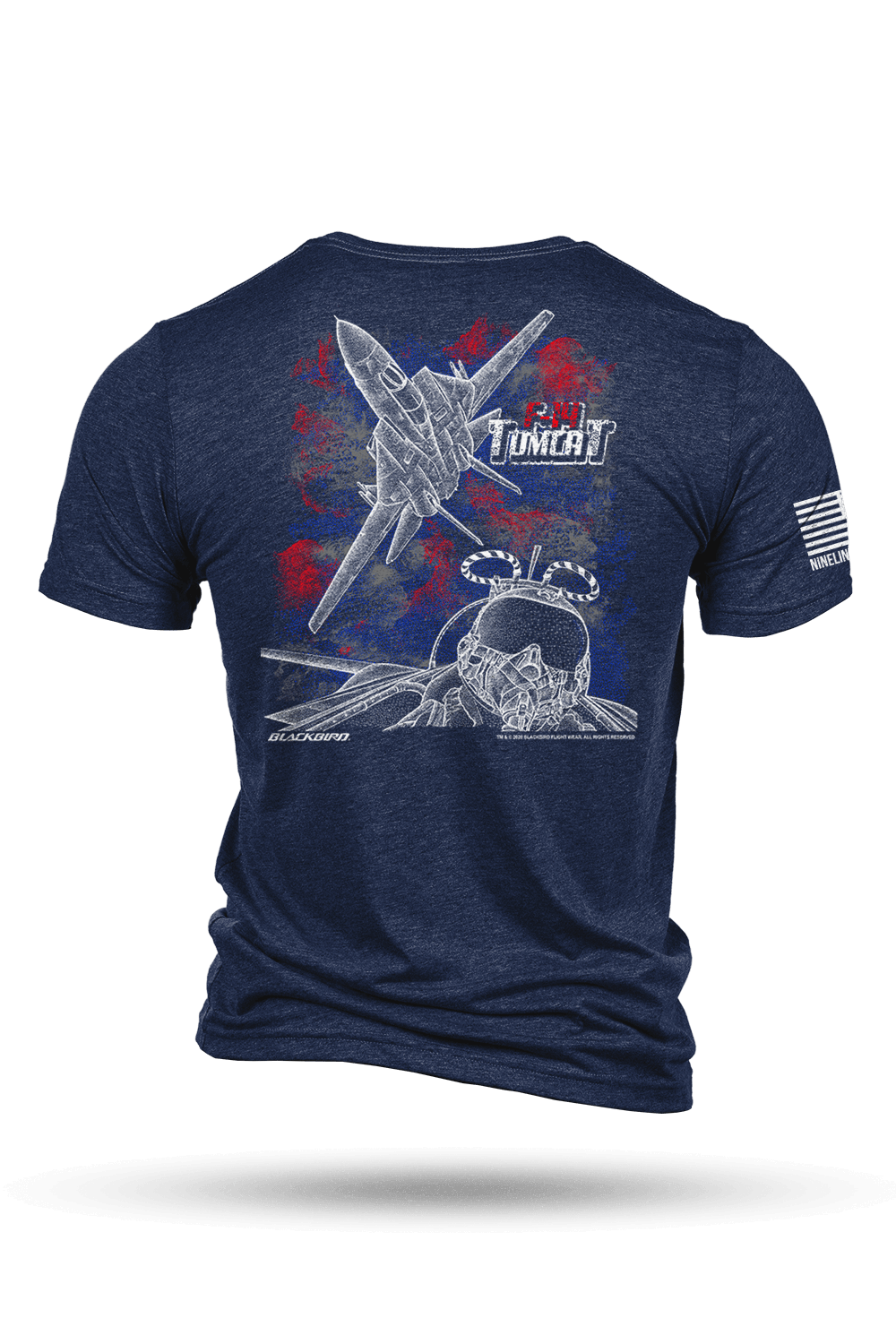 T - Shirt - Blackbird - F - 14 TOMCAT RWB #2