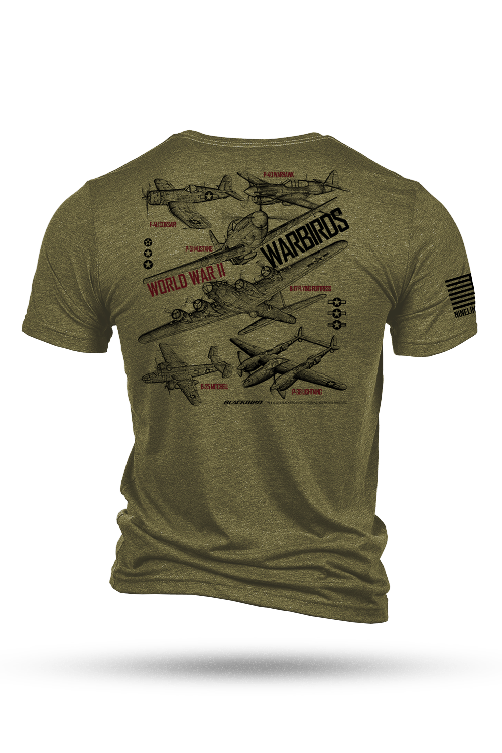 T - Shirt - Blackbird - WW2 WARBIRDS 