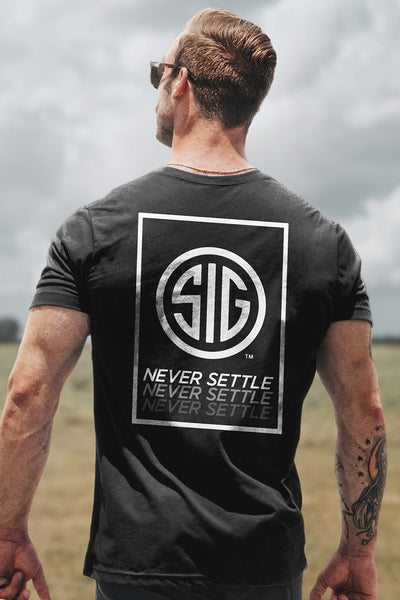 T - Shirt - Sig Sauer Never Settle