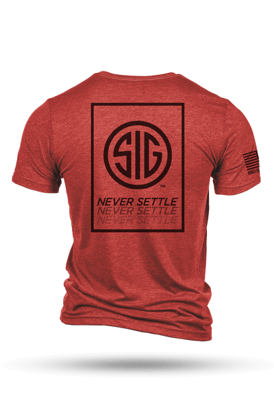 T - Shirt - Sig Sauer Never Settle