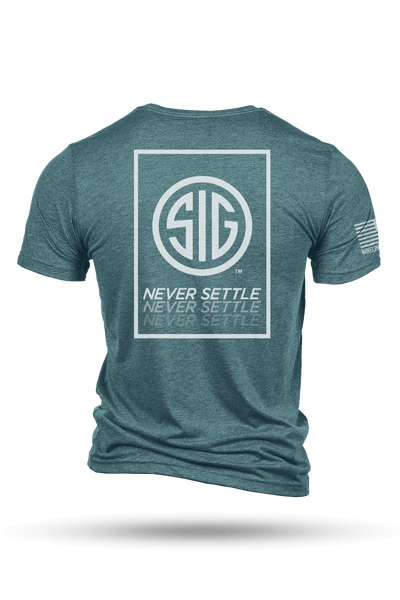 T - Shirt - Sig Sauer Never Settle