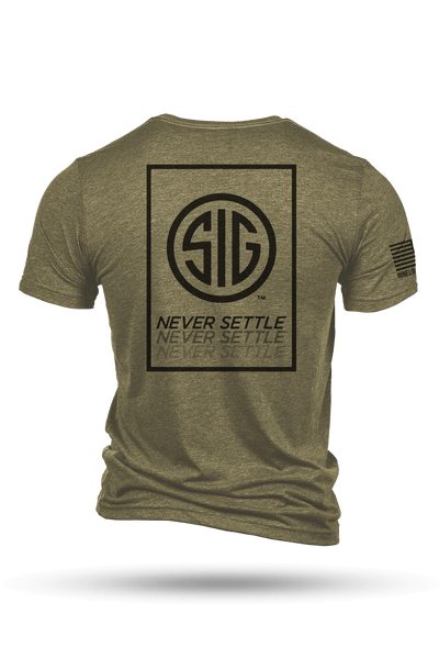 T - Shirt - Sig Sauer Never Settle