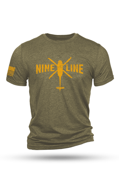 Tri-Blend T-Shirt - Nine Line Helo - Nine Line Apparel