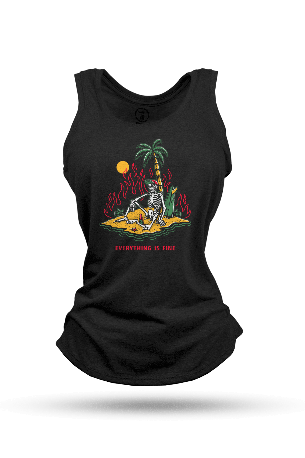 Women's Racerback Tank - Everything Is Fine