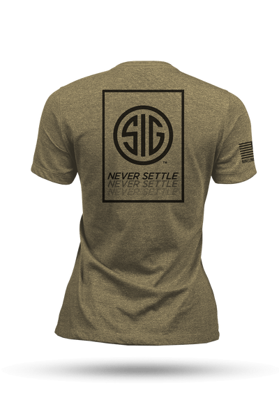 Women's T - Sig Sauer Never Settle