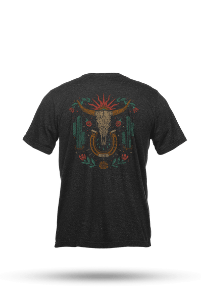 Youth T - Shirt - Western Cow Skull