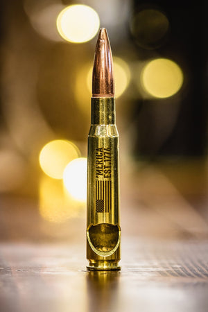 American Made 50 Cal Bottle Opener - Merica - Nine Line Apparel