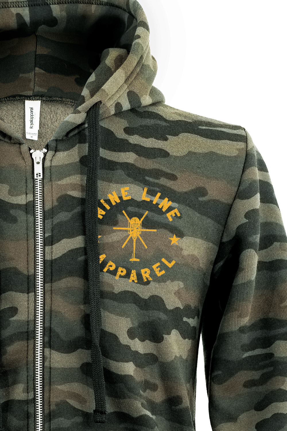 American Made Camo Full Zip Hoodie - Helo - Nine Line Apparel