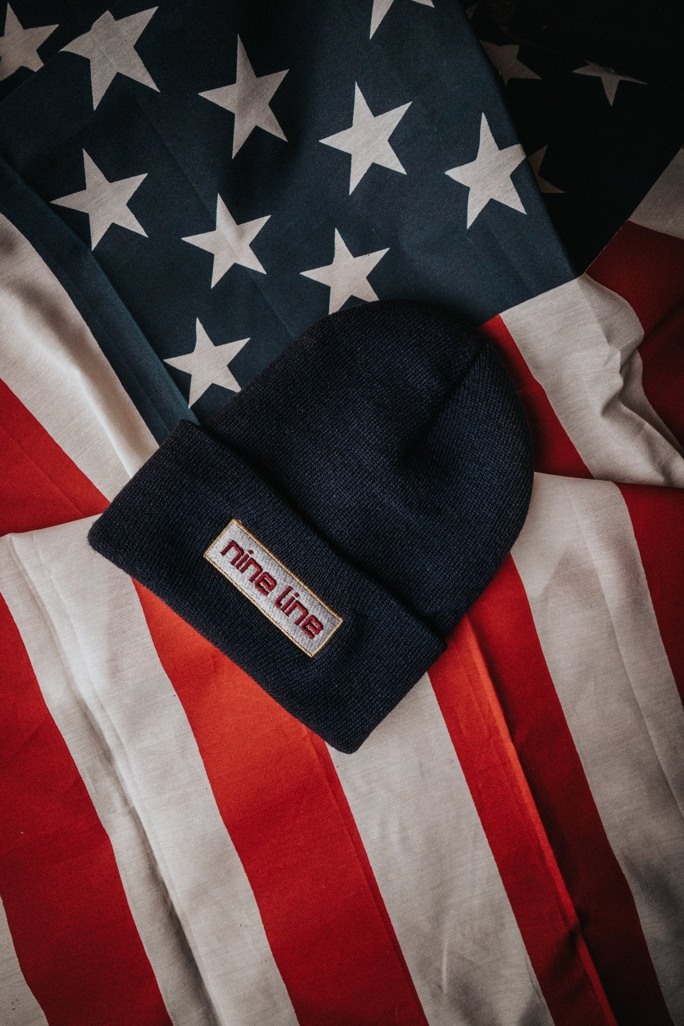 American Made Knit Cuffed Beanie - Nine Line Apparel