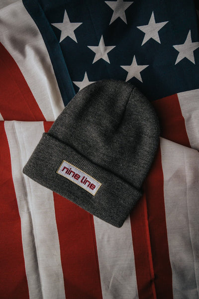 American Made Knit Cuffed Beanie - Nine Line Apparel