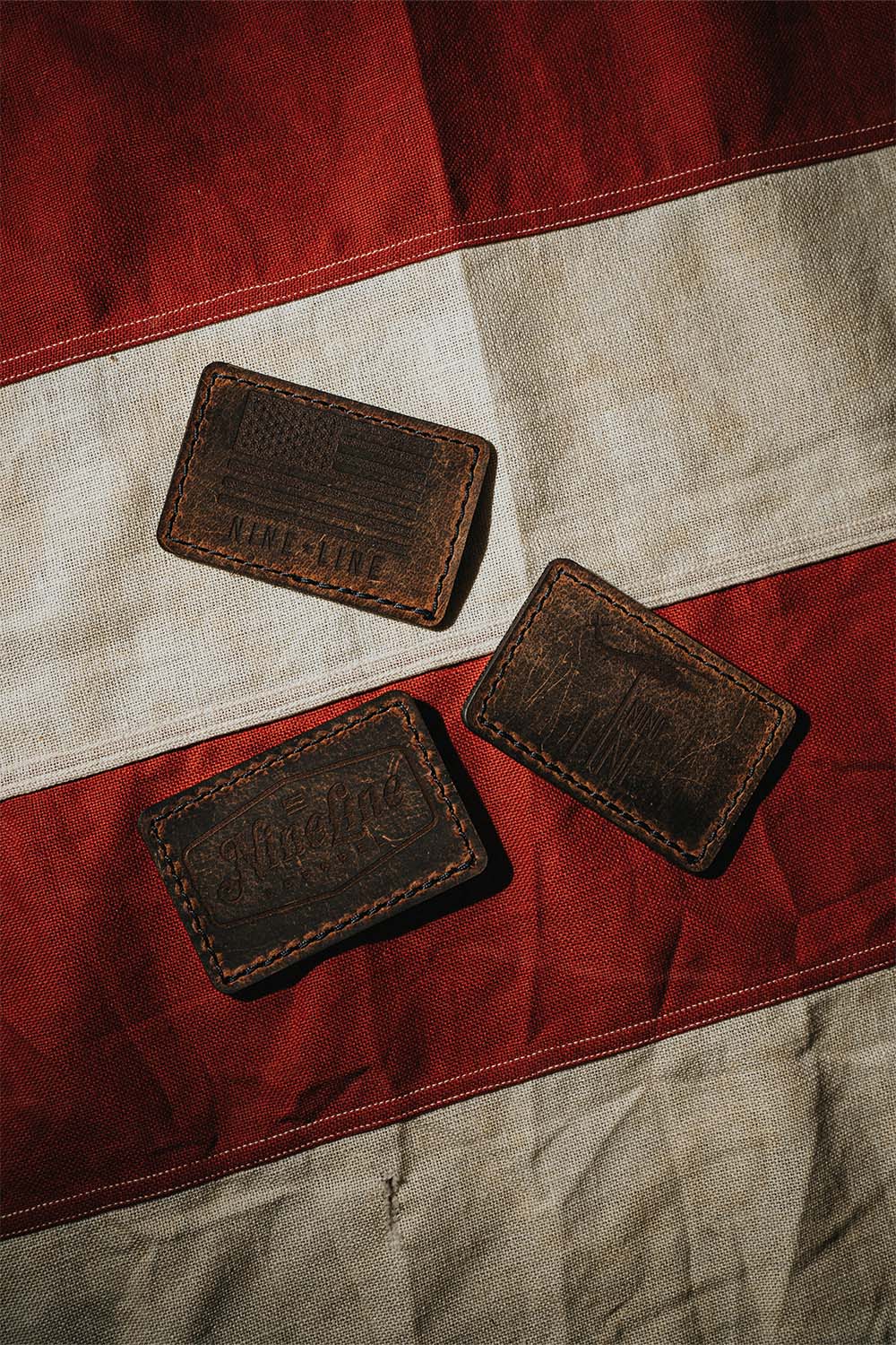 American Made Leather Patches - Nine Line Apparel